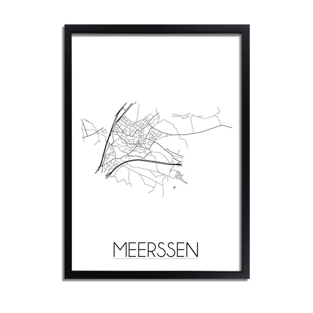 Meerssen Map poster
