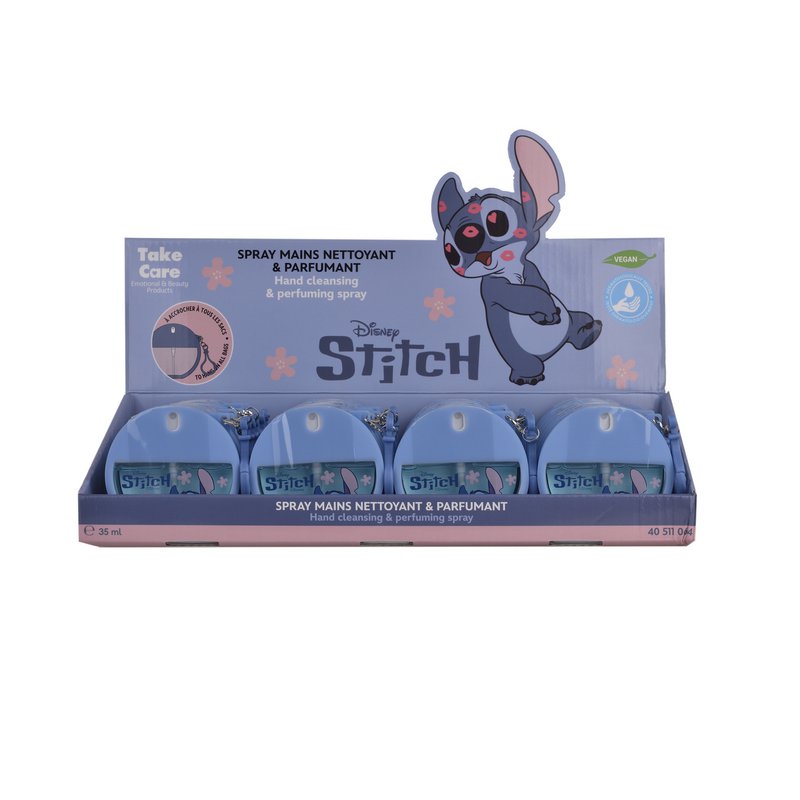 Stitch Hand Cleaner Spray with Keychain – 35 ml