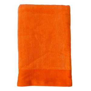 Plain velvet bath towel Shady orange 90x160