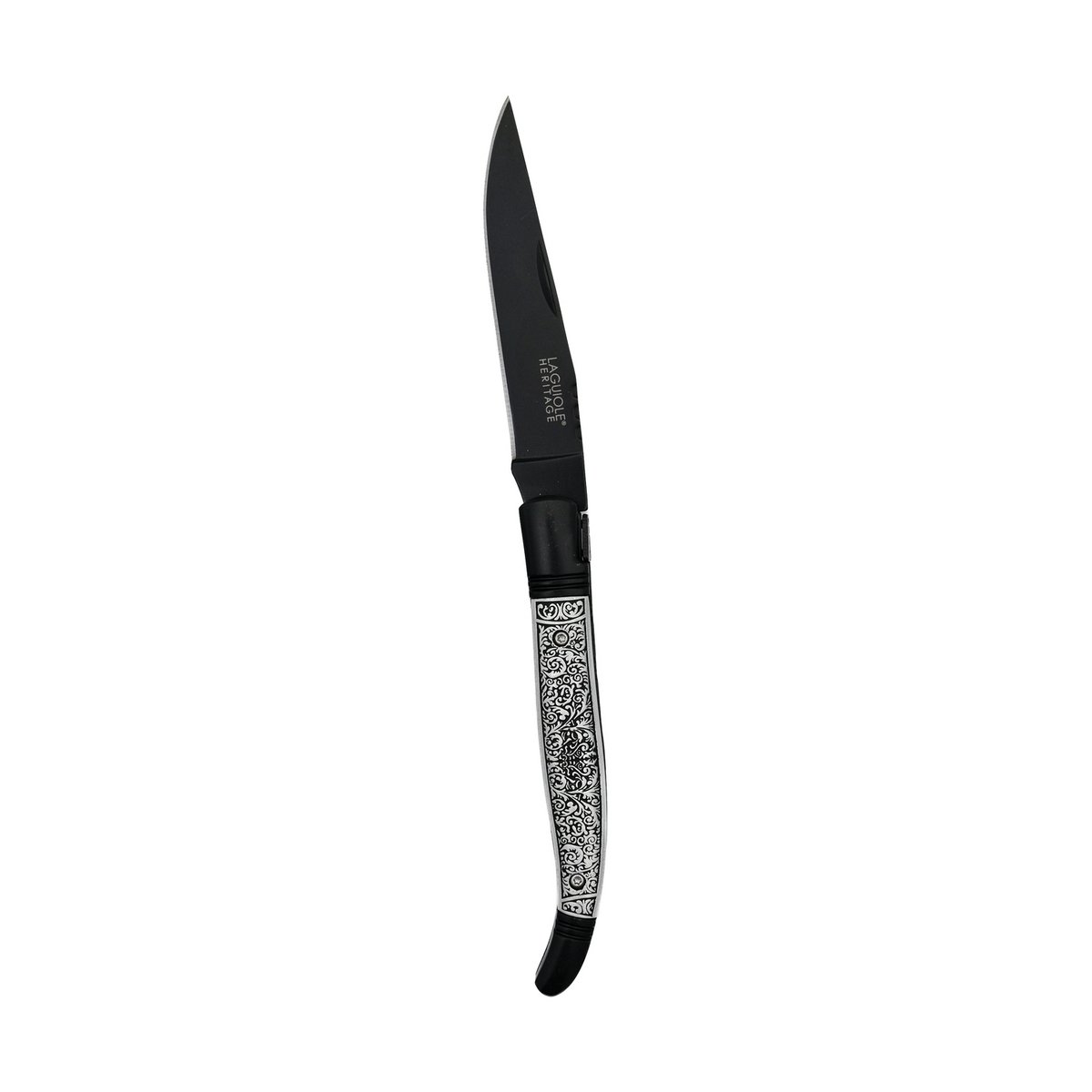 Cuchillo plegable Laguiole Heritage - Hoja veneciana negra