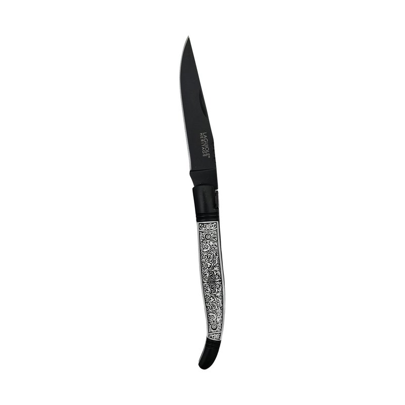 Cuchillo plegable Laguiole Heritage - Hoja veneciana negra