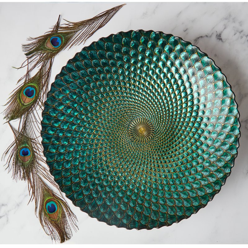 Peacock skål