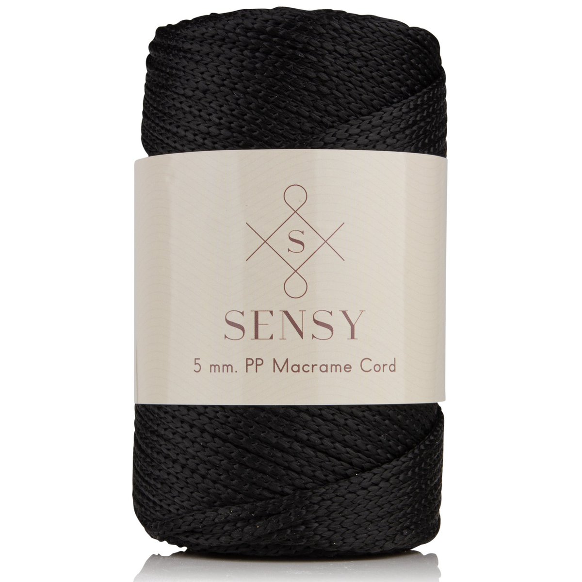 Cordoncino macramè Sensy Premium da 5 mm - 104 iarde, 100% poliestere