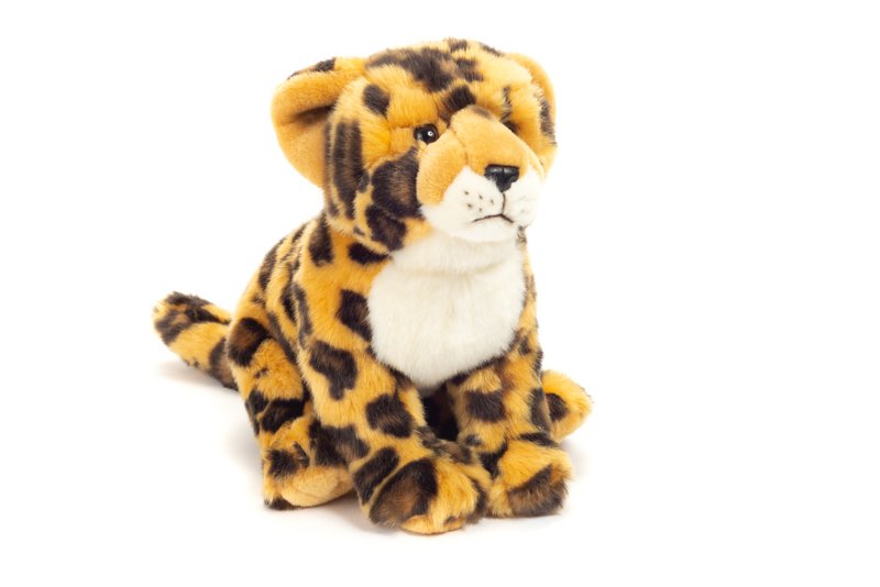 Leopard sitting 27 cm - plush toy - soft toy