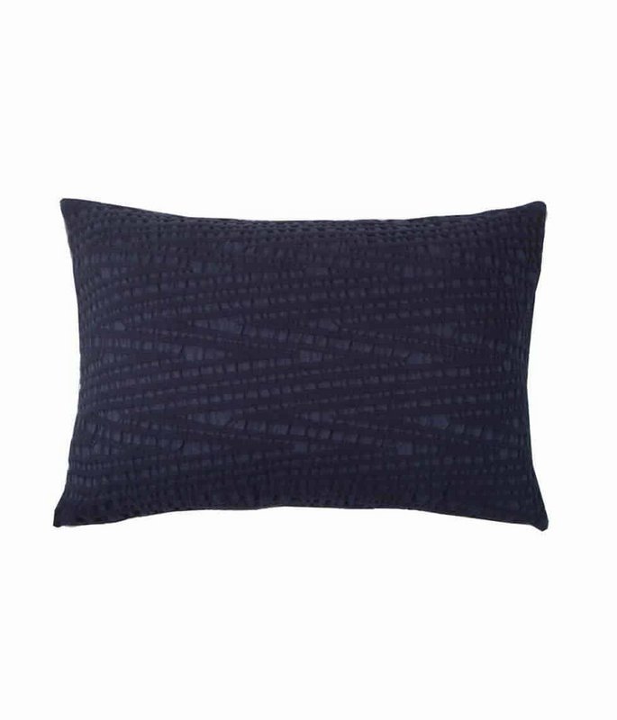 Decorative Pillowcase Twist Indigo