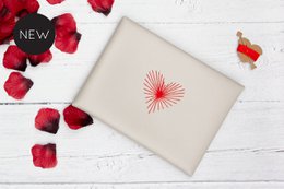 Stitch Heart Strings Envelope Pouch