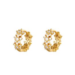 Rhinestone earrings