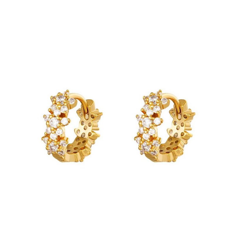 Rhinestone earrings