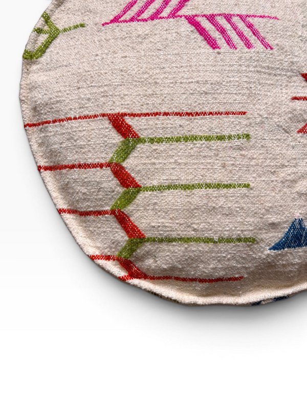 Floor cushion - Colorful Line Round - FAIR