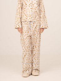 Hvide Bambi Deer Print Pyjamasbukser