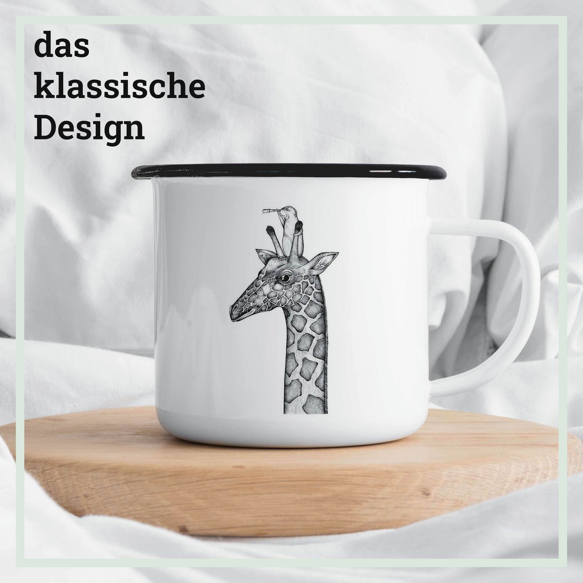 Tasse en émail – Bonne vue