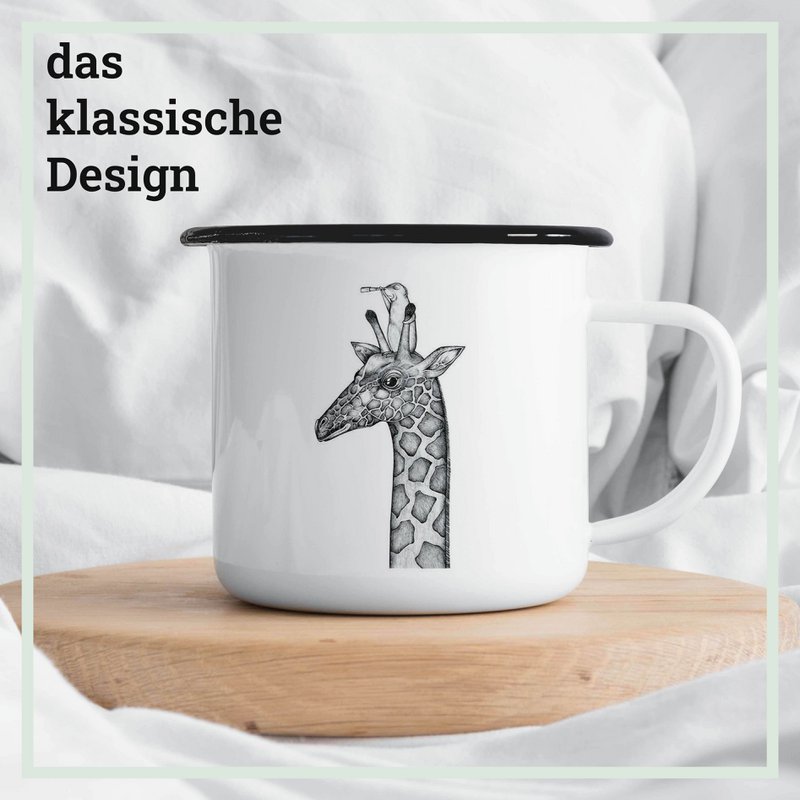 Tasse en émail – Bonne vue