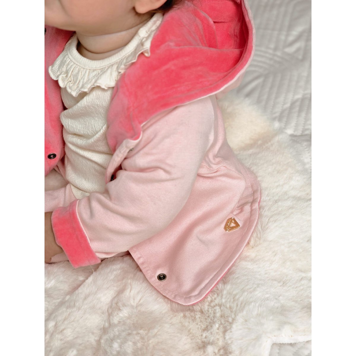 Little Chiq Baby Velor Jacket – Reversible & Ultra-Soft – Exclusive Baby Fashion