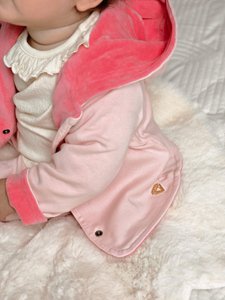 Little Chiq Baby Velours Jasje – Reversible & Ultra-Zacht – Exclusieve Baby Mode