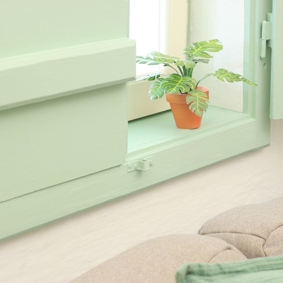 Pyszny mini zestaw do rękodzieła ogrodowego Monstera