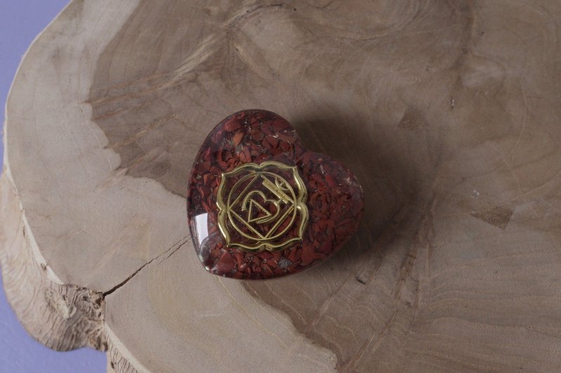 Orgone Puffed Heart Chakra Set of 7