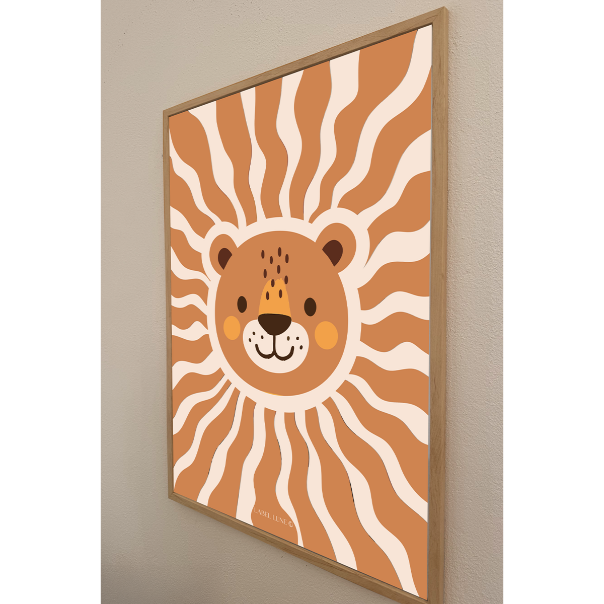 Poster Kinderzimmer - Löwe Lio