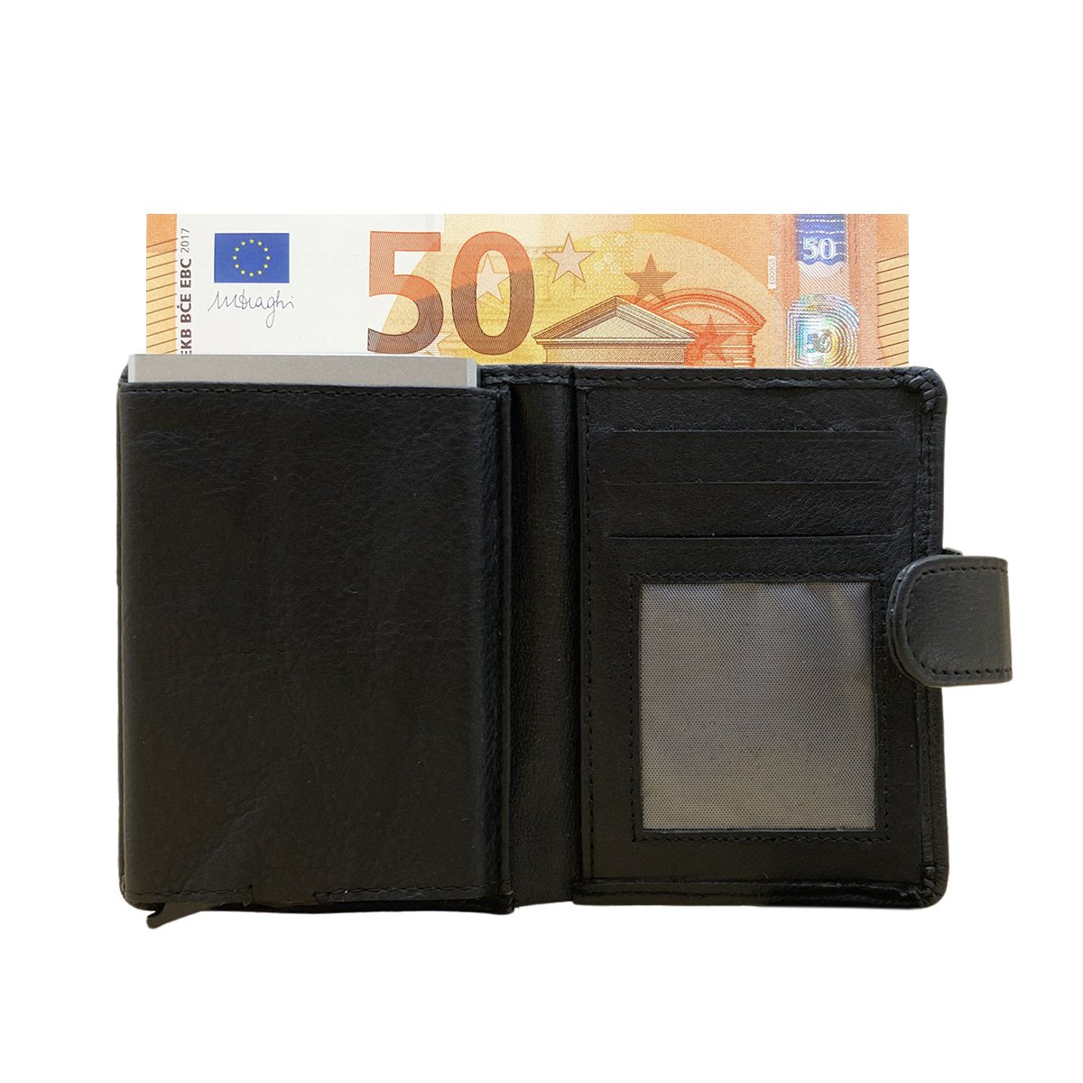 Cardprotector - Miniwallet - Mini wallet - Leather card holder leather - Credit card holder In 11 Colors