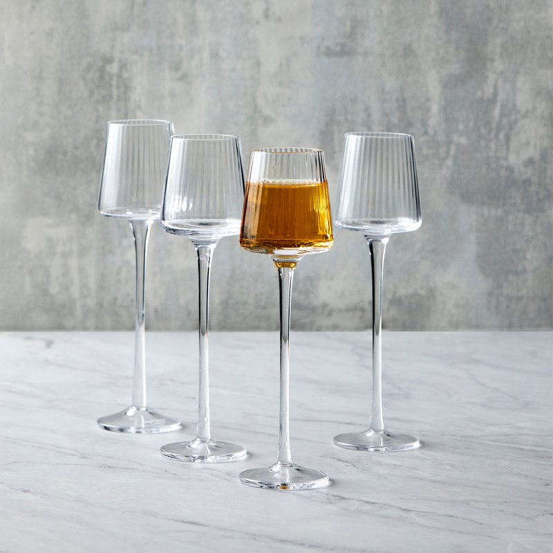 Set of 4 Empire Clear Liqueur Glasses