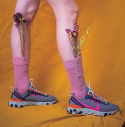 KLUE Organic solid Socks | Pink