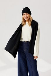 Gorro NAOMI - 100% lana merino - negro