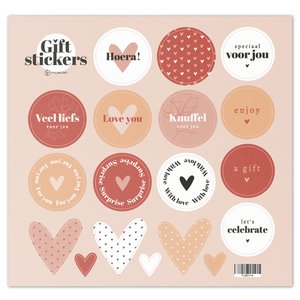 Fyllbooks Stickervel Gift stickers