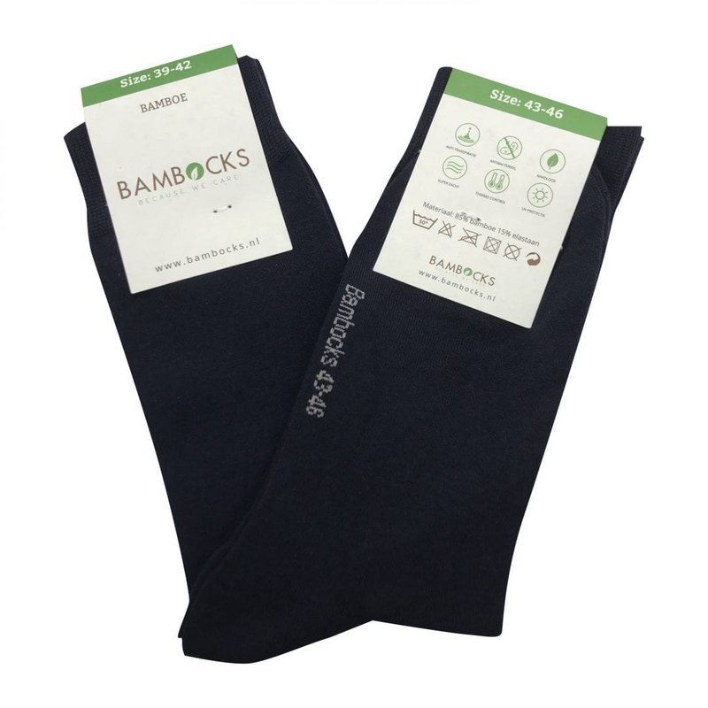 Bambocks Bamboo socks 4 pairs Dark blue