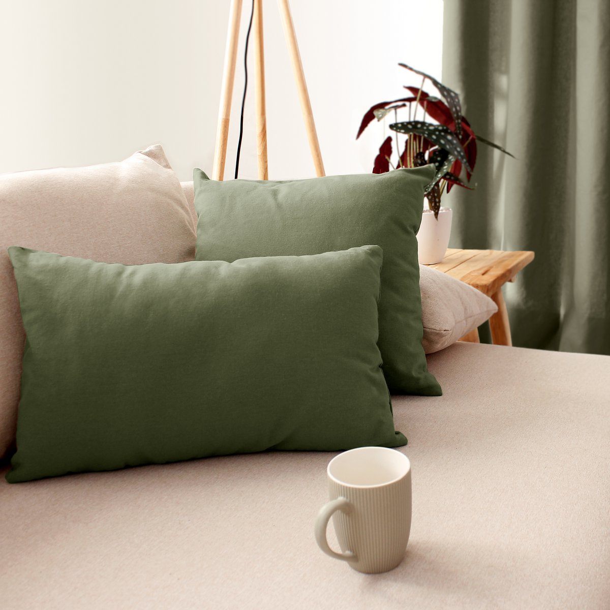 Rechteckiges Kissen, 30 x 50 cm, 100 % Baumwolle, PANAMA-Kollektion