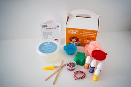 BubblyBubbles® - KidsLab Sæbekasse - Startsæt komplet