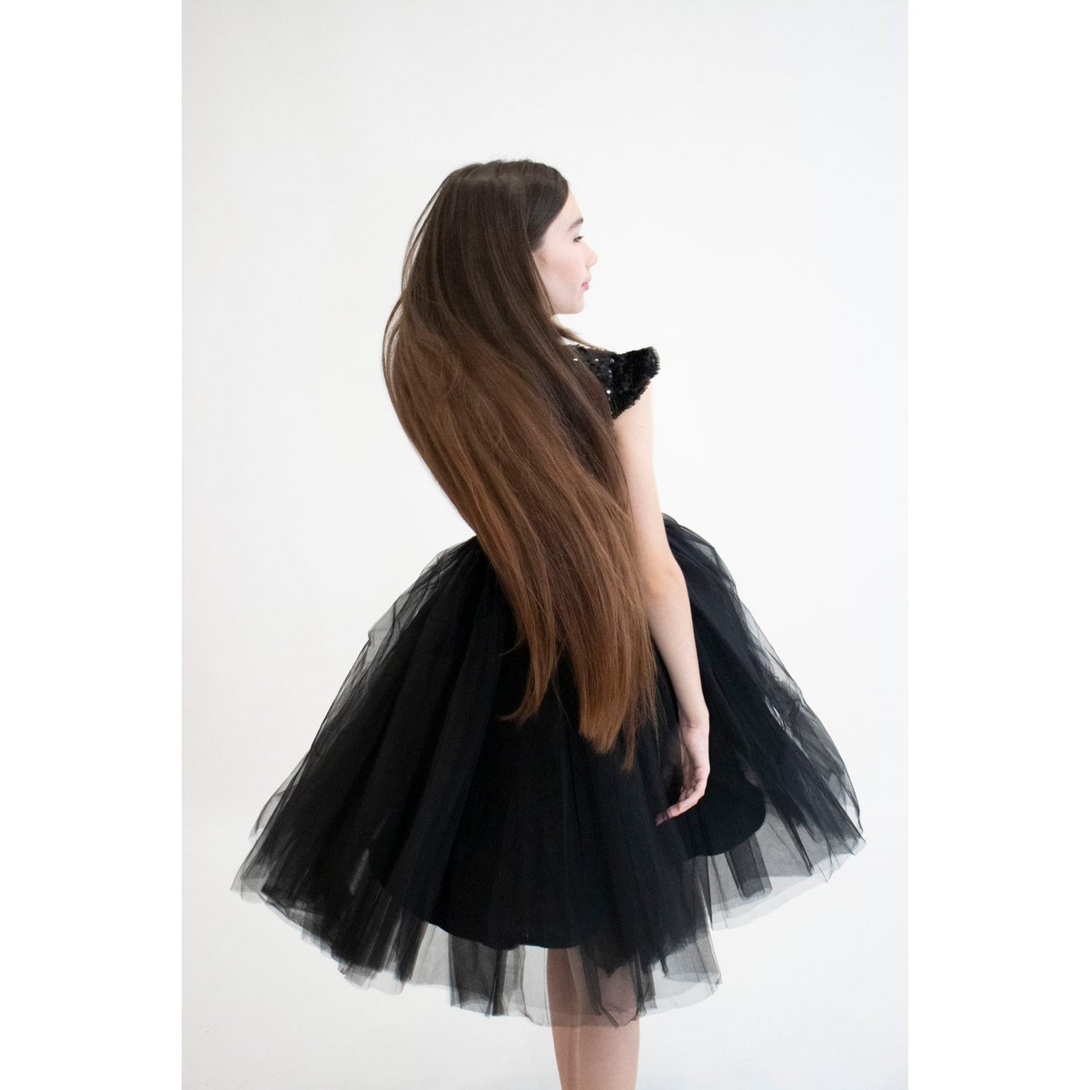 FIONA Ceremony dress Black - Size 150cm (9/10 years)