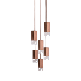 Lampe/én træ 6-lys lysekrone