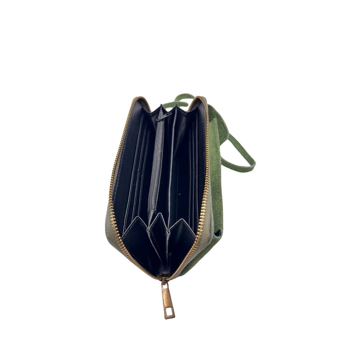 POCHETTE CUIR SUEDE VERTICAL