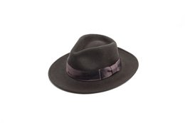 Ręcznie robiony filcowy kapelusz fedora