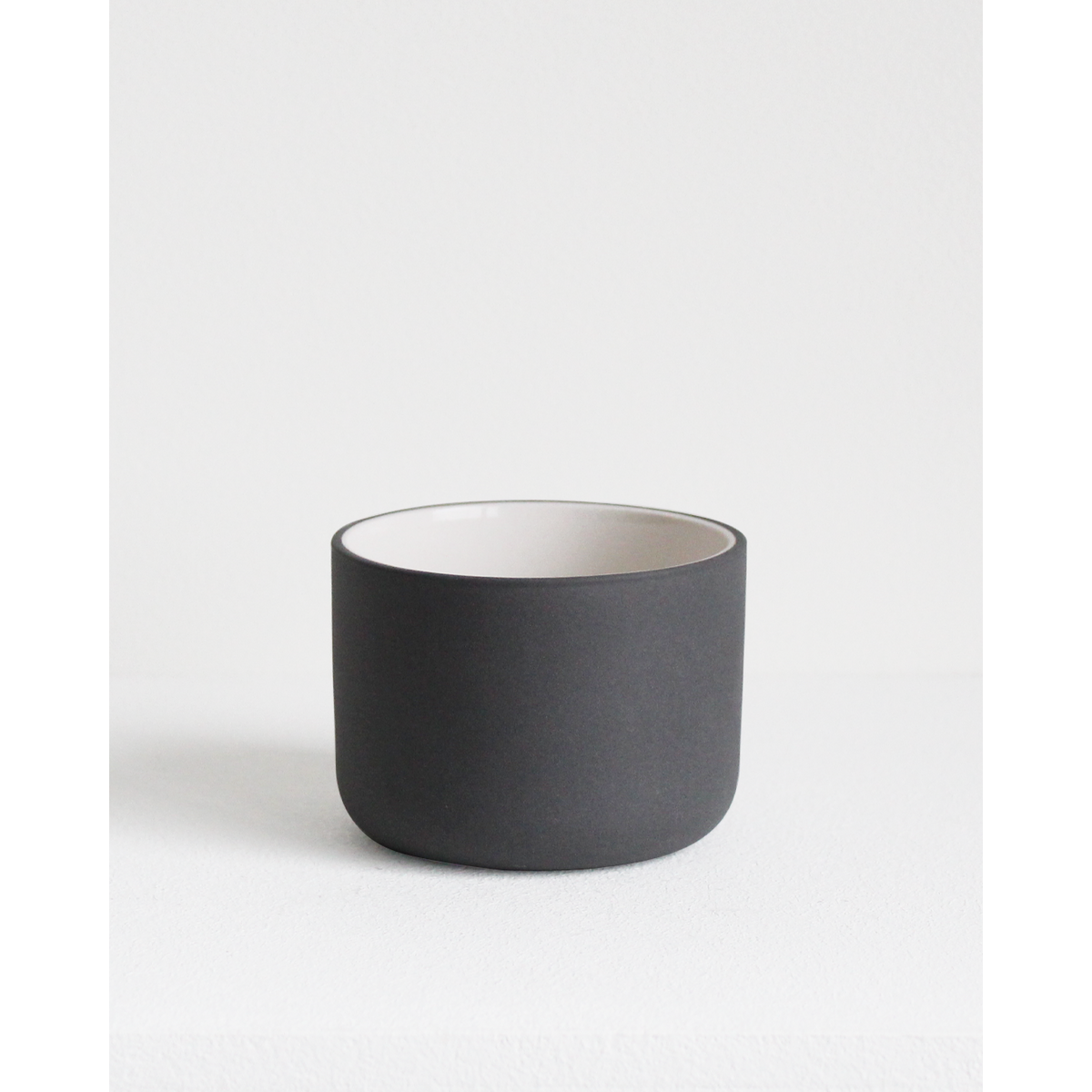 Cappuccino mug Fundament | dark grey / white