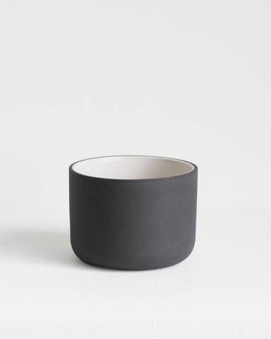Cappuccino mug Fundament | dark grey / white