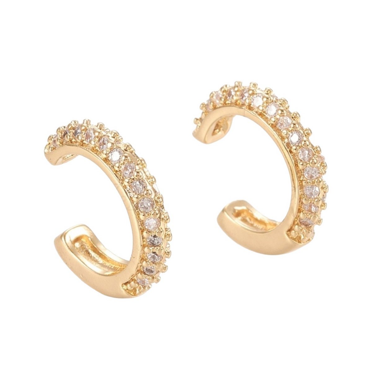 Ear Cuff con zirconi