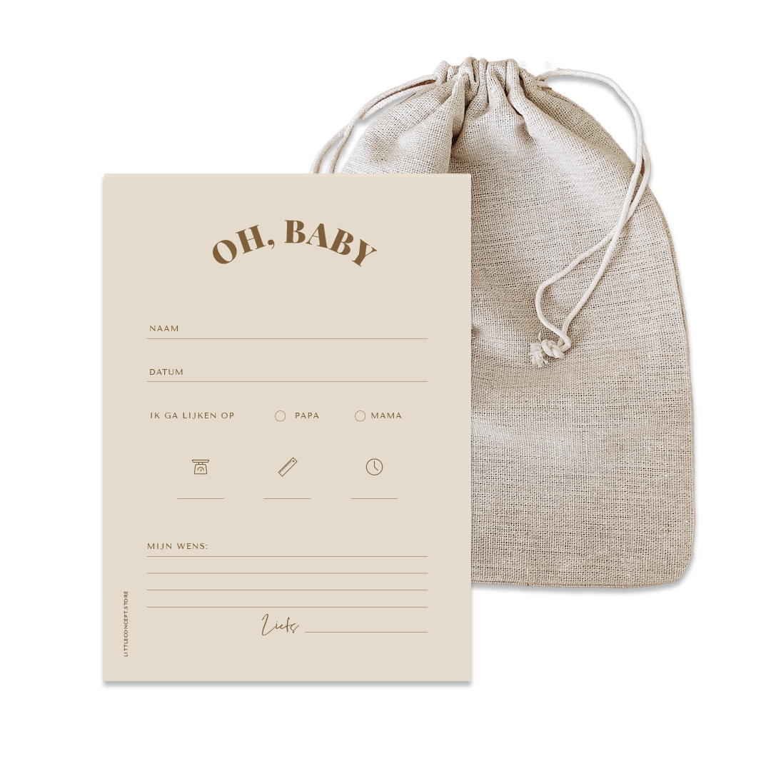 Babyshower kaarten recht