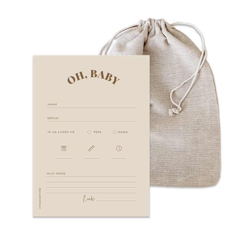 Babyshower kaarten recht