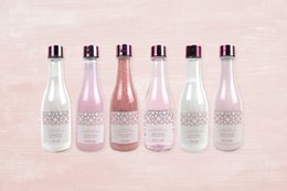 Wood basket 6 bottles - Rose Gold Edition