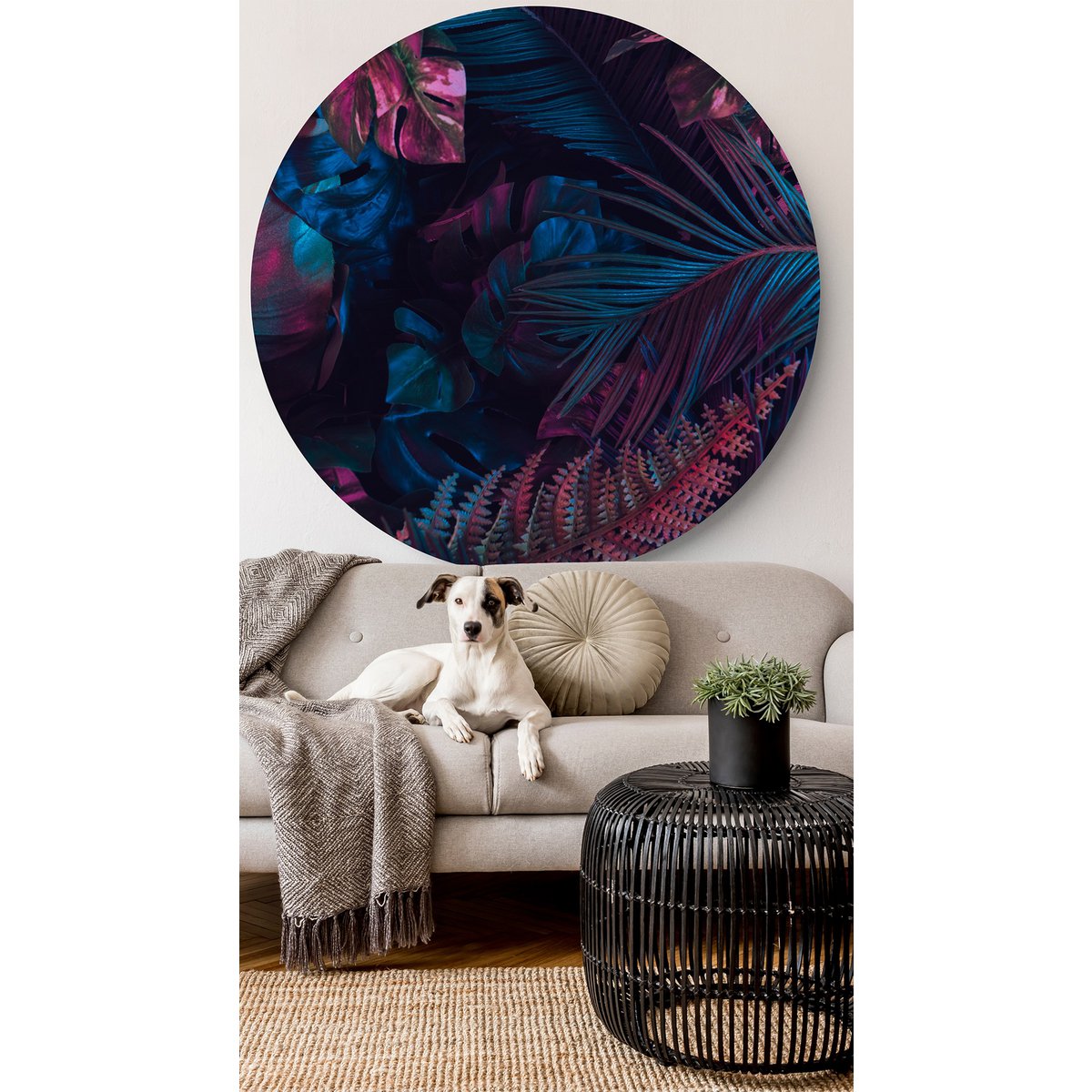 Blue Purple Leaves