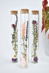 Dried flower tubes - 20 cm
