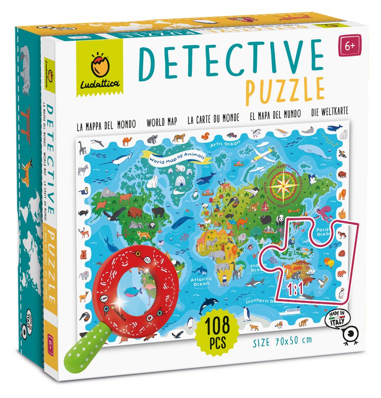 Detective Puzzle - Animal Map