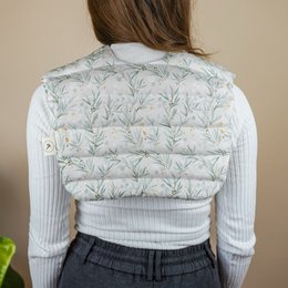 Spelled pillow for neck made of cotton - olives