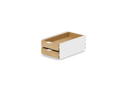Cajón modular pequeño - Complemento de estante de escritorio doble