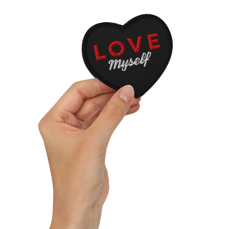 LOVE Myself Broderede patches Sort