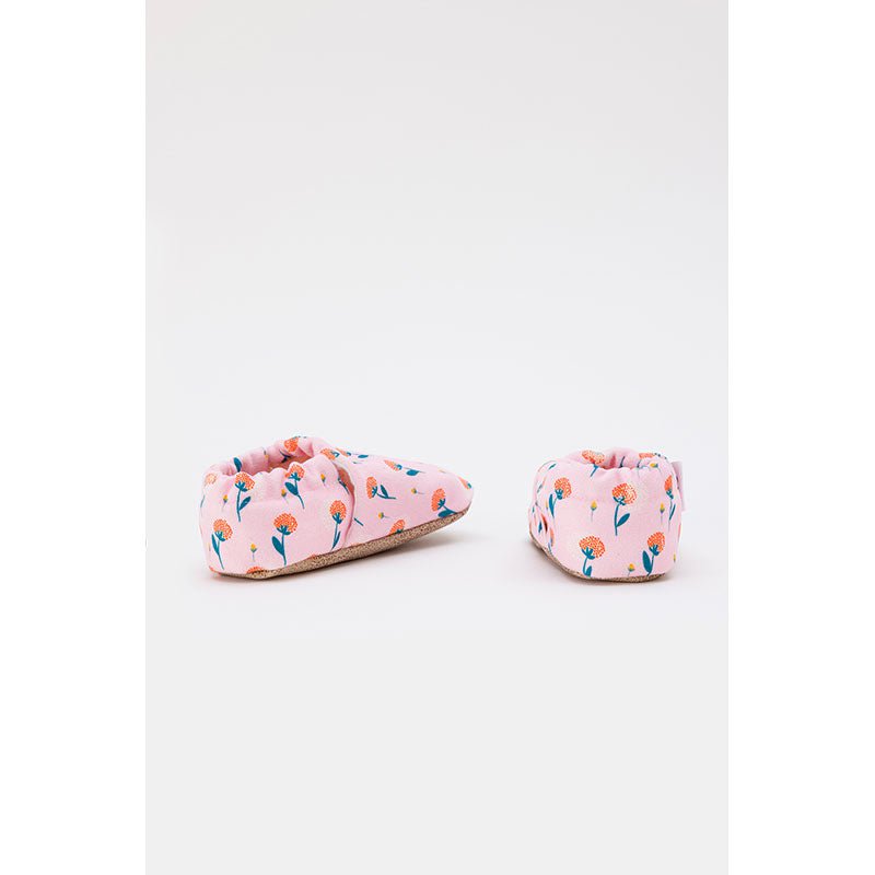 Babyschoenen - lente bloemen