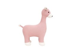 Mini-Hirsch-Plüschtier aus 100 % Baumwolle in Rosa, 31 x 15 x 40 cm