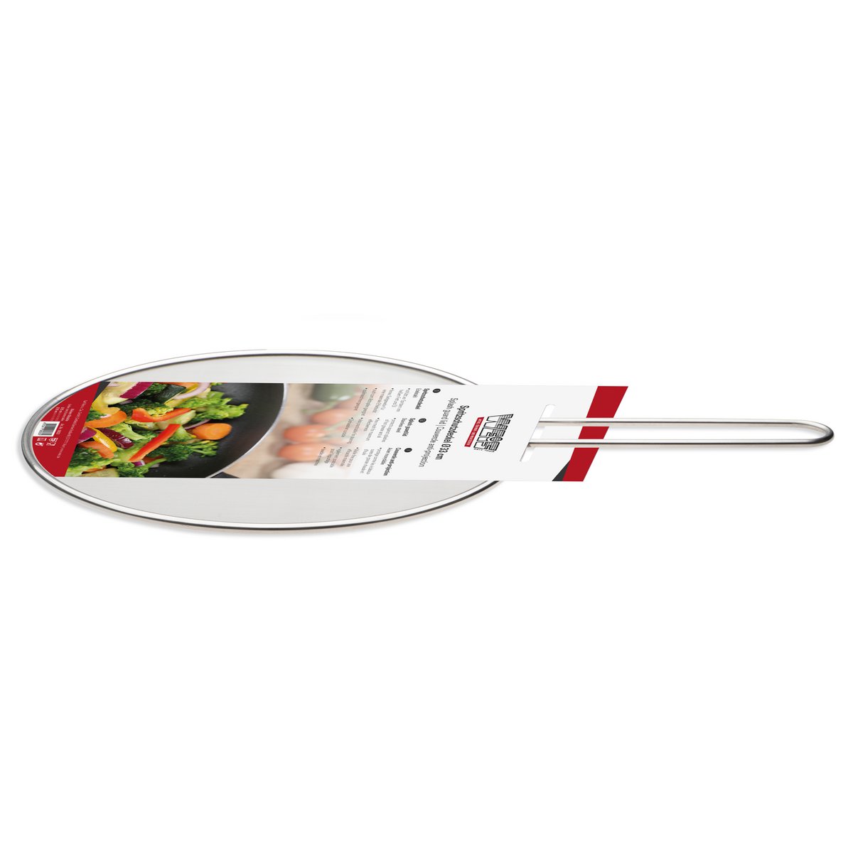 Spatbescherming van roestvrij staal Ø 33 cm