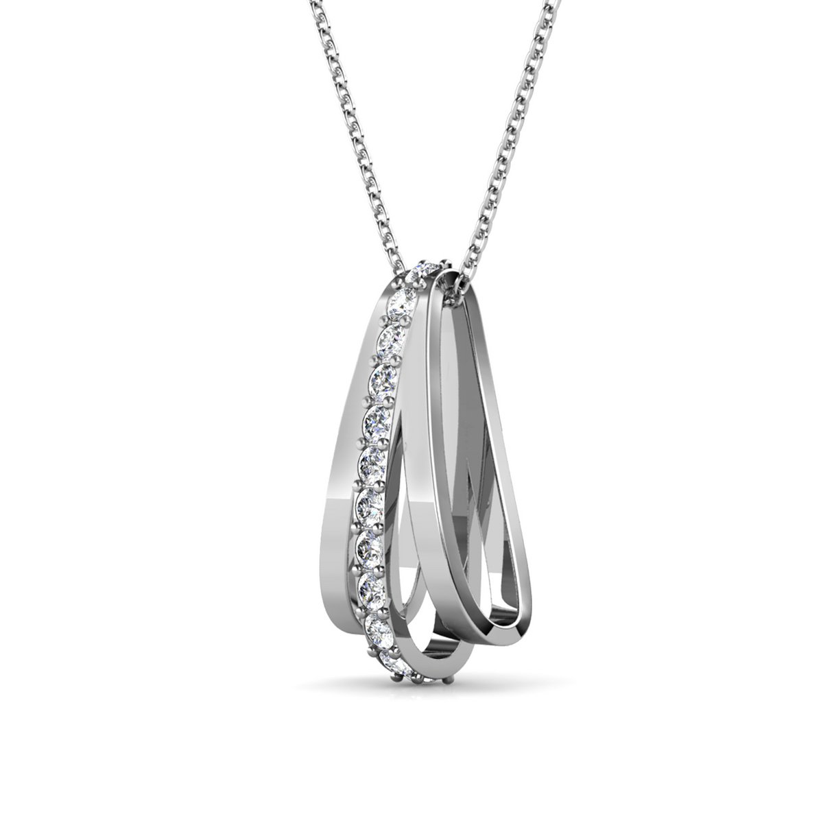 Aurielle Pendants - Gold and Crystal