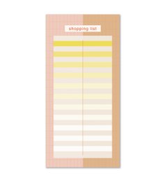 Notepad "Shopping List"